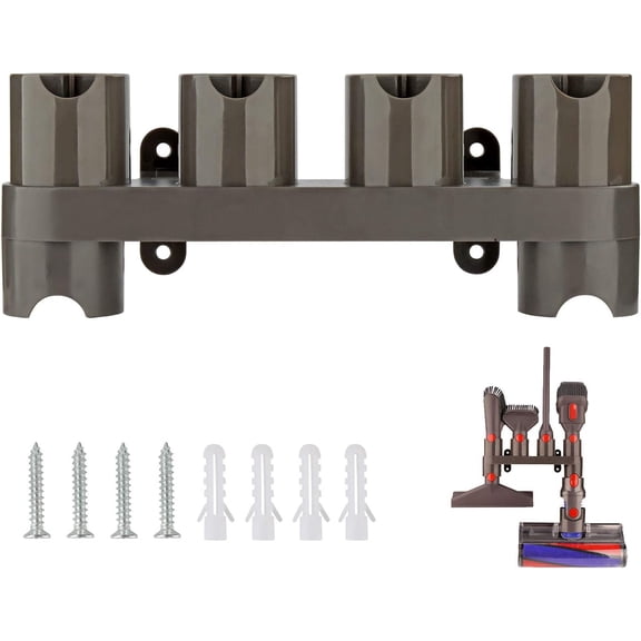 Wall Accessory Mount, Adapter Converter Set for Dy*son V11 V10 V8 V7, Replacement for Dy*son Vacuum Cleaner (6 Storage Sockets)