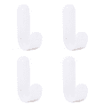 thumbnail image 1 of Wall Adhesive Hooks Heavy Duty, Waterproof Self Adhesive Hooks Reusable Ceiling Adhesive Hooks - White, 1 of 6
