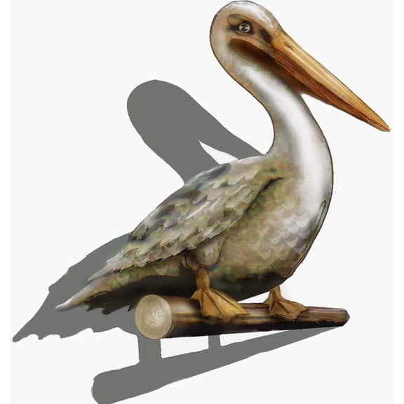 Wall-Ahhh!  3-D Floating Wall Decor Decal, Pelican Coastal Bird Wall Decal