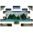 thumbnail image 1 of Wall-Ahhh!™ 3D Architectural Trompe-l'oeil  Tropical Thailand Wall Mural Beachside Villa, 1 of 6