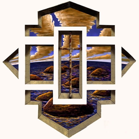 Wall-Ahhh!™ 3D Architectural Wall Mural 'The Path'
