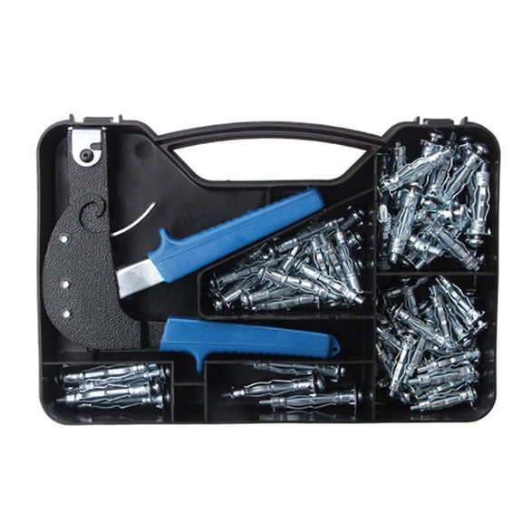 Wall Anchors Metal Setting Tool with Mollys Bolt Hollows Drives Wall Anchors Screws Kit for CavityAnchors Plasterboard Fixing