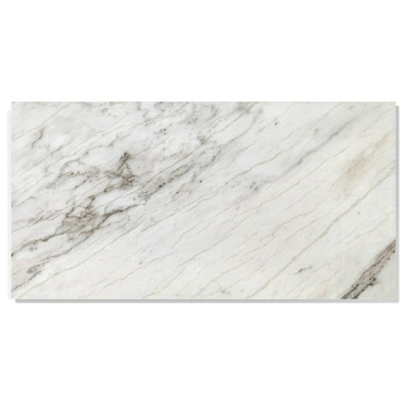 Wall Art 12*24 White marble, natural marble, for wall and floor, polished marble tile, natural stone, 1 box 4 pcs,Wall Decals