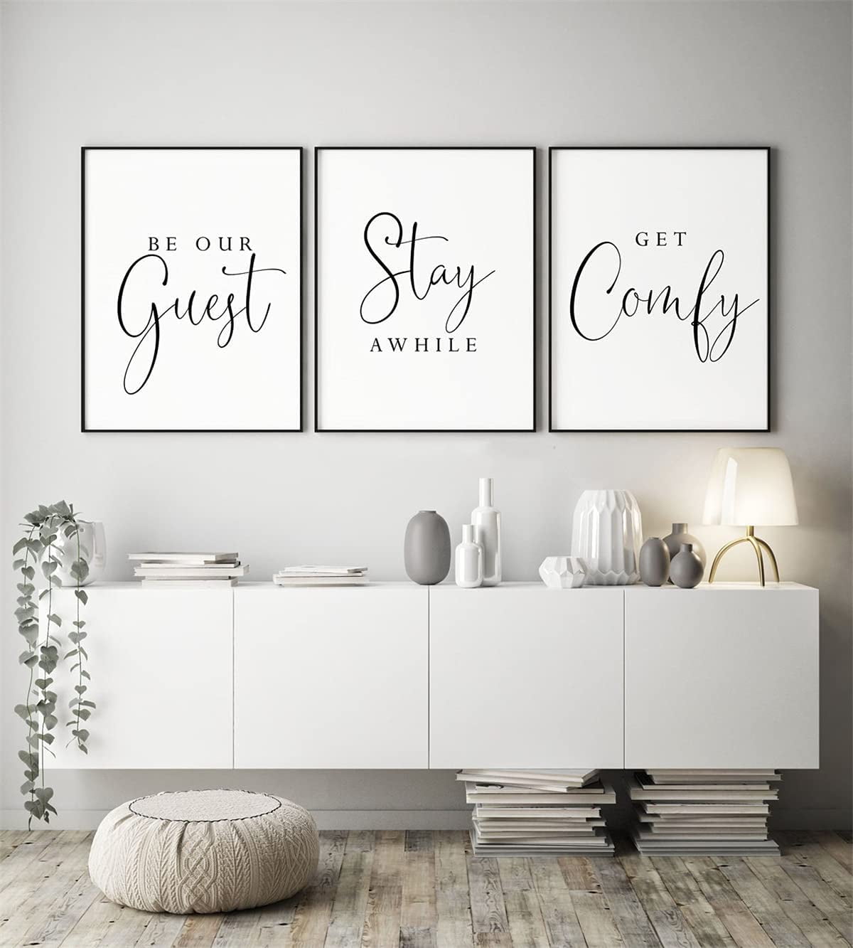 Stay Awhile Sign | Large Entryway Wall Art – Pretty Perfect Studio 6 thumbnail image