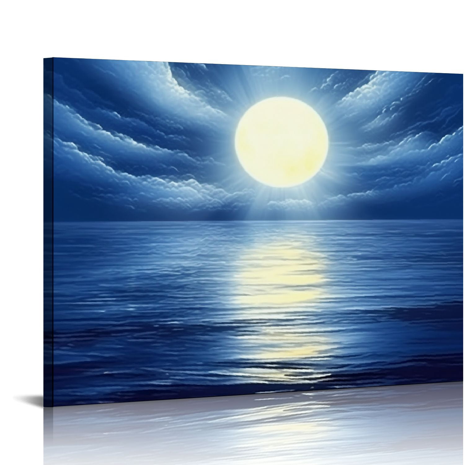 Wall Art for Bedroom Sun Sea Ocean Wall Decor Landscape Picture Canvas