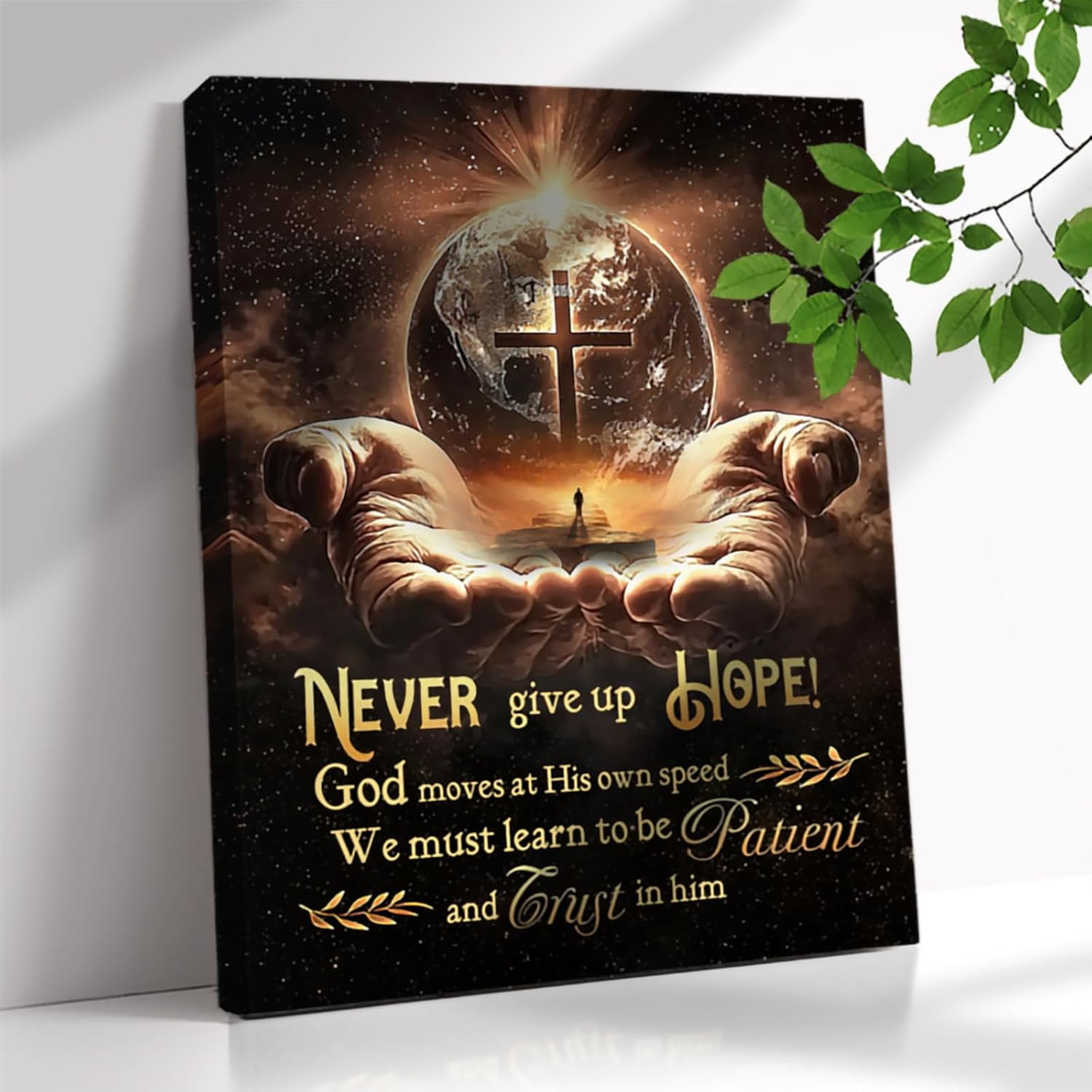 Wall Art Christian Bible Verses Canvas Farmhouse Scripture Wall Art ...