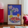 thumbnail image 1 of Wall Art, Danish Pastel Kitchen Decor, Dopamine Dining Room Art, Bold Watermelon Print, Maximalist Fruit Illustration, Still Life Poster Wall Art, Modern Wall Decor For Living Room, 12x18 UNFRAMED, 1 of 2
