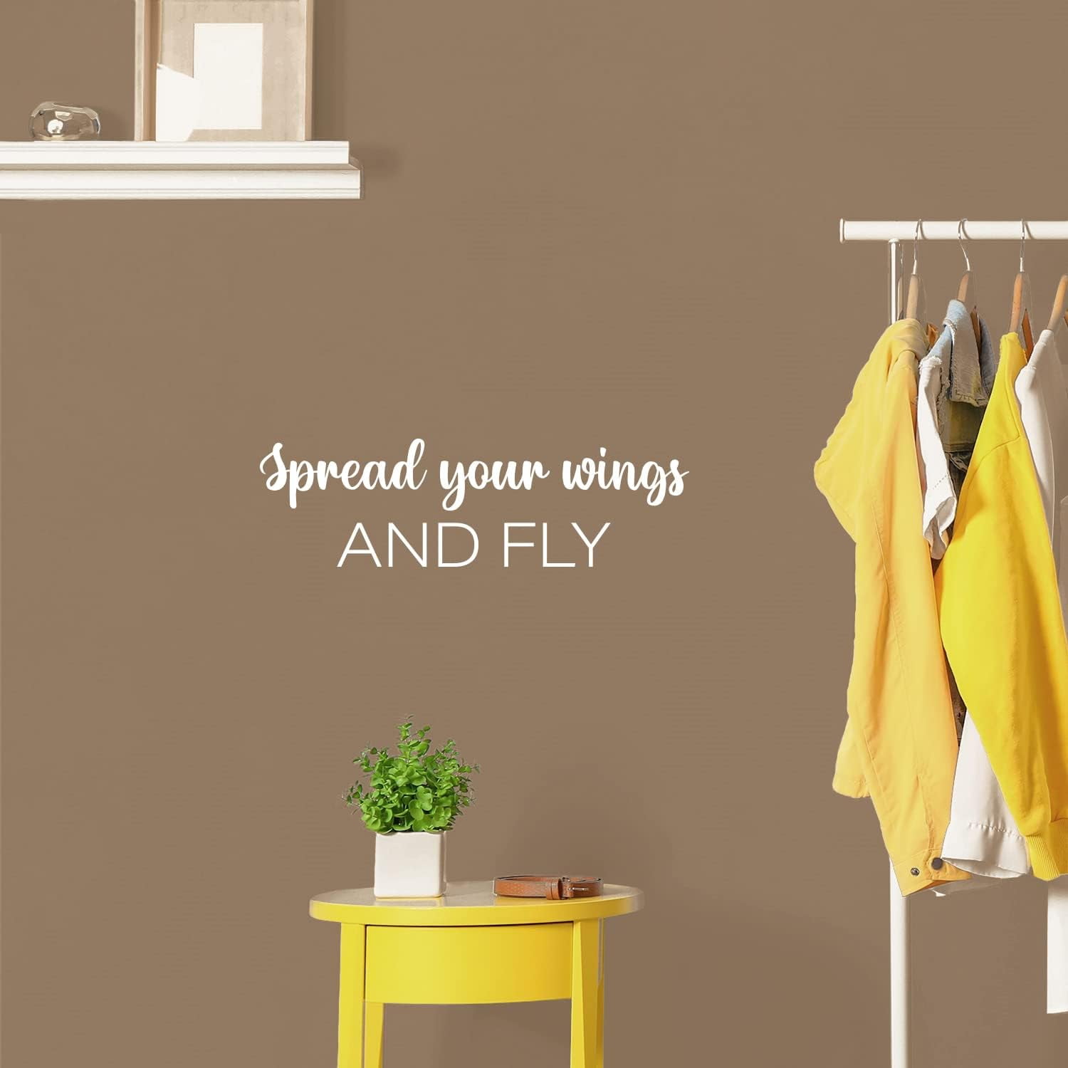Wall Art Decal Spread Your And Fly 7.5" X 25" y Lovely Inspiring