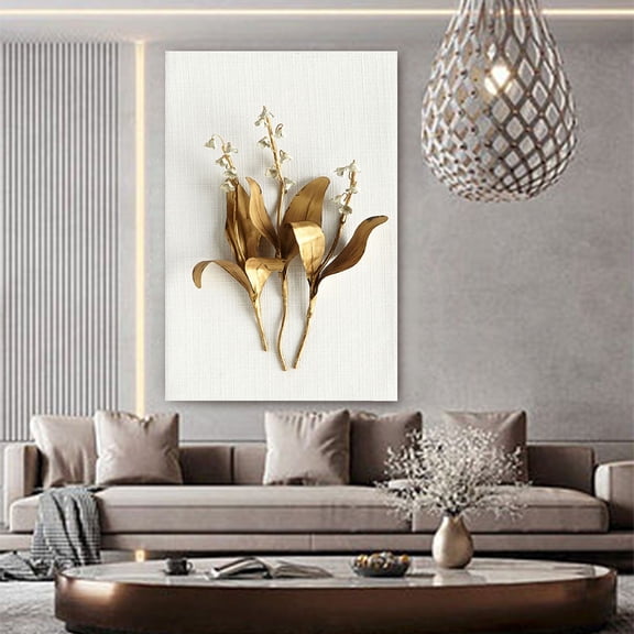 Wall Art Decor Verdsylv Modern Wall Art Flower Print Canvas (1pc) - Large Abstract Painting Without Frame - Vibrant Floral Decor for Living Room, Bedroom - Contemporary Home Accent, Canvas Painting