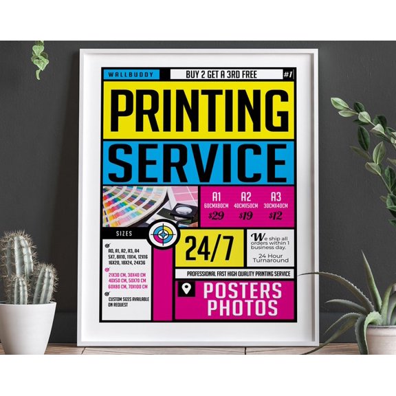 Wall Art Home Decor Needs Manual Review, Unframed Paper Poster 8x10in