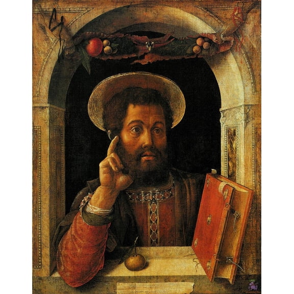 Wall Art Impressions 16x21in Photographic Quality Poster St.Mark, 1450 - Andrea Mantegna