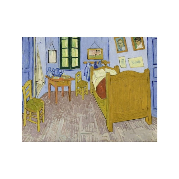 Wall Art Impressions 17x13in Photographic Quality Poster Vincent van Gogh - Van Goghs Bedroom in Arles