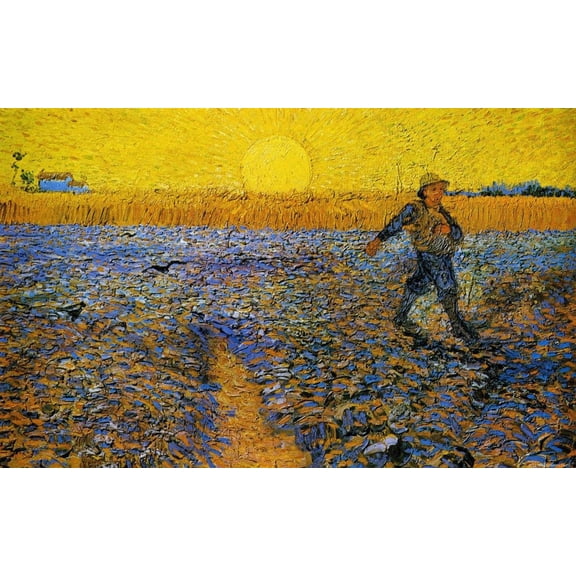 Wall Art Impressions 19x12in Photographic Quality Poster Vincent van Gogh - The World Of Truth