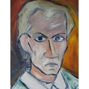 Wall Art Impressions 23x30in Photographic Quality Poster Self Portrait after Picasso Van Rossmann Illustration