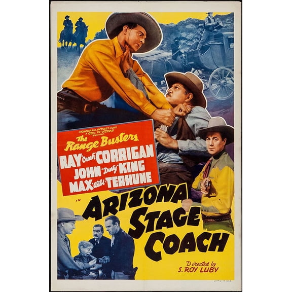 Wall Art Impressions 24x16in Arizona Stage Coach Film Poster vintage cinema posters from 1920s to present