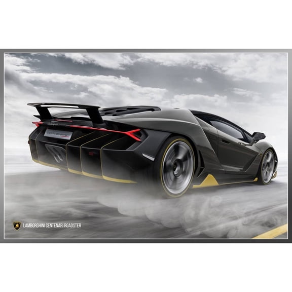 Wall Art Impressions 24x16in Lamborghini Photographic Print Poster Luxury Cars Centenario Roadster