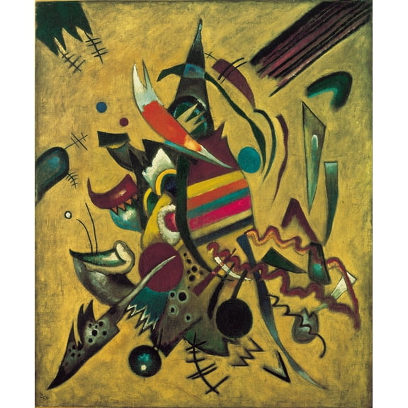 Wall Art Impressions 24x28in Laminated Wassily Kandinsky - Points 1920~