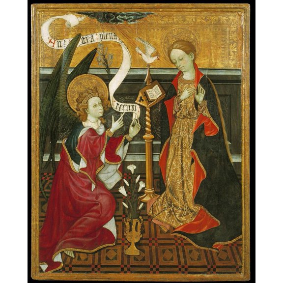 Wall Art Impressions 24x29in Photographic Quality Poster El Greco - Annunciation