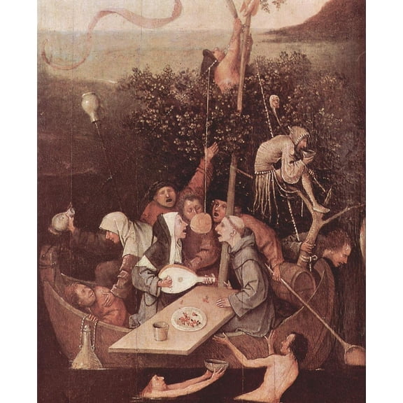 Wall Art Impressions 24x29in Photographic Quality Poster Hell by Hieronymus Bosch
