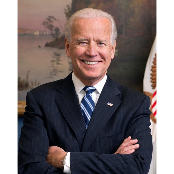 Wall Art Impressions 24x30in Photographic Quality Poster Official portrait of Vice President Joe Biden