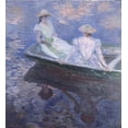 thumbnail image 1 of 24"x26" Fine Art Quality Poster: Claude Monet - On the Boat [Photo Paper], 1 of 3