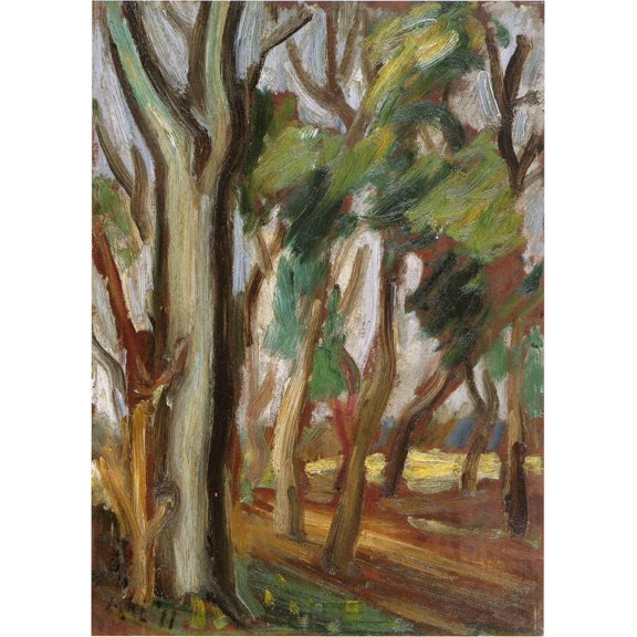 Wall Art Impressions 24x33in Photographic Print Poster NakamuraTsune 1911 Landscape