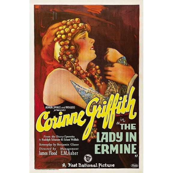 Wall Art Impressions 24x36in Corine Griffith Art Print Poster The Lady in Ermine