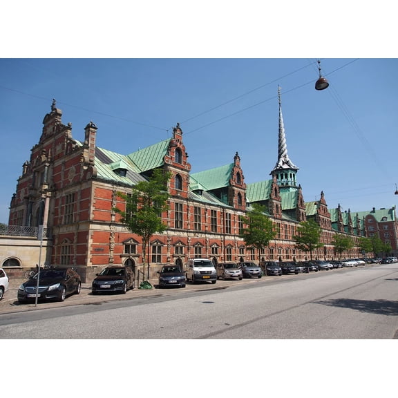 Wall Art Impressions 24x36in Old Stock Exchange Photographic Print Art Print Poster Denmark Most Incredible Scenery Copenhagen