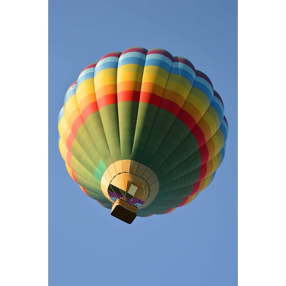 Wall Art Impressions 24x36in Photographic Print Poster Hot air balloon Captive balloon Drive Balloon