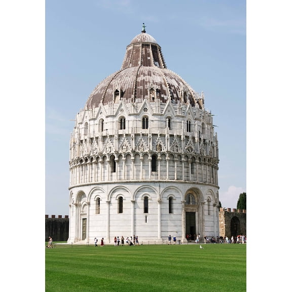 Wall Art Impressions 24x36in Photographic Print Poster Pisa Italy The leaning tower of pisa Architecture