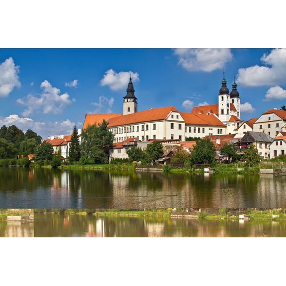 Wall Art Impressions 24x36in Telc Zamek Prague Photo Print Poster Czech Republic