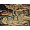 thumbnail image 1 of Wall Art Impressions 28x20in Fine Art Quality Poster William Blake Satan Inflicting Boils, 1 of 2