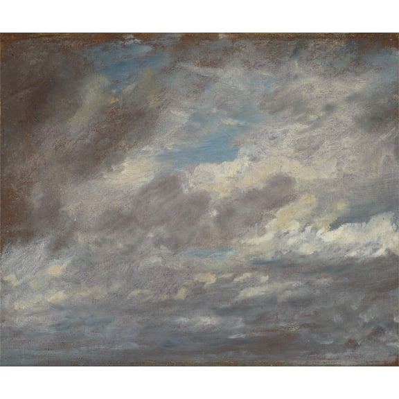 Wall Art Impressions 28x24in Fine Art Quality Poster John Constable - Cloud Study