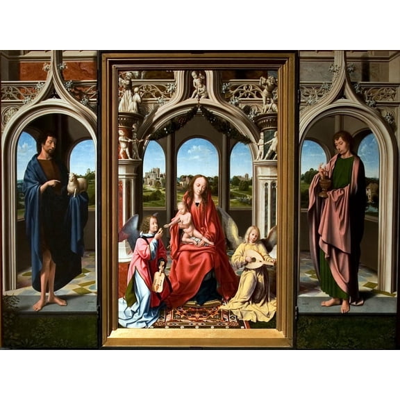 Wall Art Impressions 32x24in Photographic Quality Poster Morrison Triptych