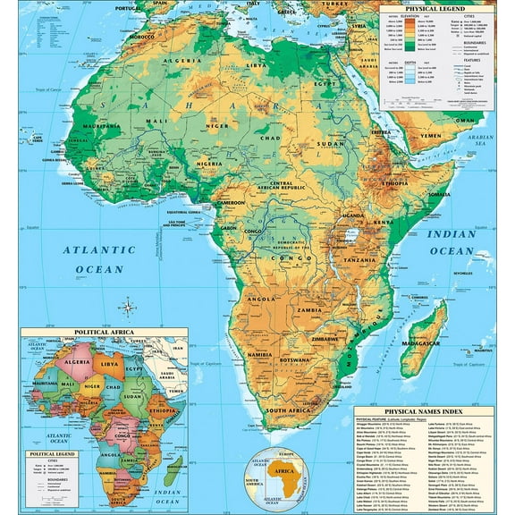 Wall Art Impressions 34"x24" Photographic Quality Poster:: Pittsburgh Topographic Map Sheet, United States 1958 [Photo Paper]