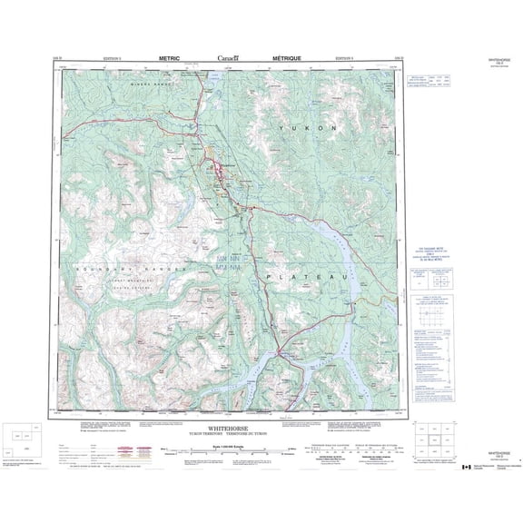 Wall Art Impressions 35"x24" Heavyweight Photo Quality Paper Port of Seattle map, 1918 - [Photo Paper]