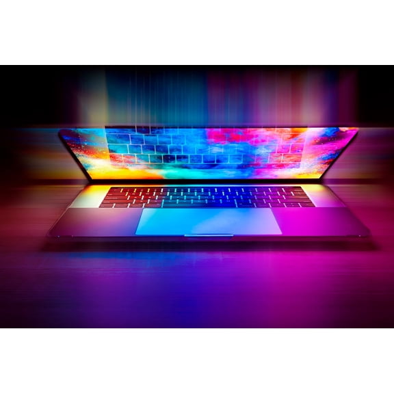 Wall Art Impressions 35x24in Photo Paper Laptop Digital Device Technology Screen Computer