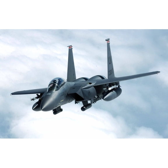 Wall Art Impressions 36x24in Photographic Print Poster Jet Fighter Aircraft Airplane Military Plane