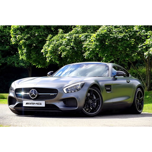 Wall Art Impressions 36x24in Poster Auto Automobile Mercedes Amg Tuned Benz Car