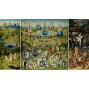 Wall Art Impressions 42x24in Photo Paper Hieronymus Bosch - The Garden of Earthly Delights