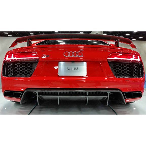 Wall Art Impressions 42x24in Photographic Print Poster Audi R8 Audi Sports Car Rear Fast Luxury Auto Show