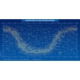 thumbnail image 1 of Wall Art Impressions 46x24in Constellations of Exoplanets Map. Celestial Astronomy Star Map Nautical Astrology 【Rolled Canvas】, 1 of 1