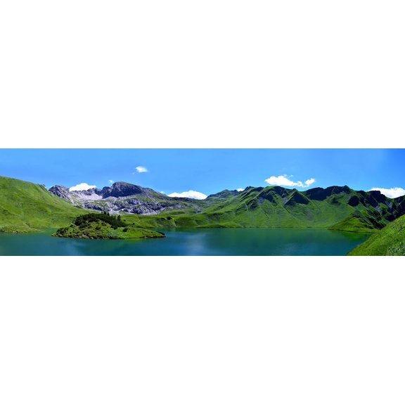 Wall Art Impressions 90x24in Photographic Print Poster Schrecksee Bergsee Allgu Mountain Lake Alpine