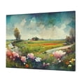 thumbnail image 1 of Wall Art Meadow Landscape Picture Canvas Wall Art Print Paintings Modern Artwork For Living Room Wall Decor And Home Décor Framed Ready To Hang-12×16 In, 1 of 6