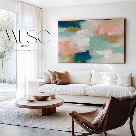 Wall Art Organic Neutral Relaxed Contemporary Decor Drifted Light Unframed Paper Print