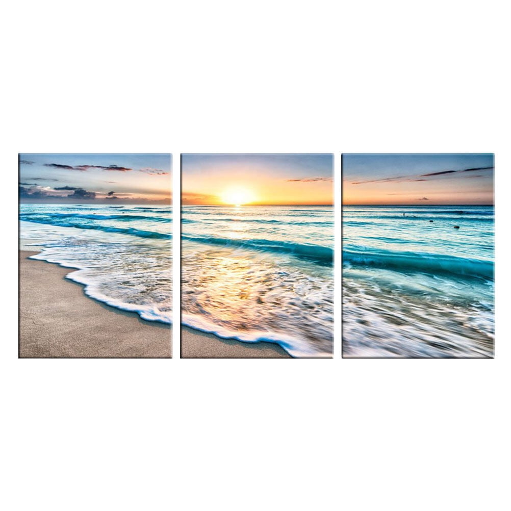 Wall Art Painting Beach Canvas Decorations Home Ocean Sea Pictures ...