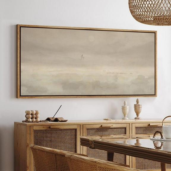 Wall Art Print Jesus & Sheep Poster Minimalist Christian Abstract Landscape Painting For Church Living Room Bedroom Decor Unframed