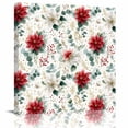 thumbnail image 1 of Wall Art Prints, Christmas Framed Canvas Prints for Bedroom Living Room Bathroom Office, Xmas Botanical Floral Farmhouse Watercolor Gallery Wrap Wall Art Poster for Gifts Home Decor 12"x12", 1 of 9