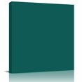 thumbnail image 1 of Wall Art Prints, Dark Green Framed Canvas Prints for Bedroom Living Room Bathroom Office, Modern Pure Dark Green Gallery Wrap Wall Art Poster for Gifts Home Decor 8"x8", 1 of 9