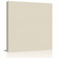 thumbnail image 1 of Wall Art Prints, Ivory White Framed Canvas Prints for Bedroom Living Room Bathroom Office, Modern Pure Ivory White Gallery Wrap Wall Art Poster for Gifts Home Decor 12"x12", 1 of 9